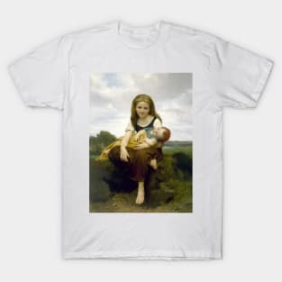 The Elder Sister by William-Adolphe Bouguereau T-Shirt